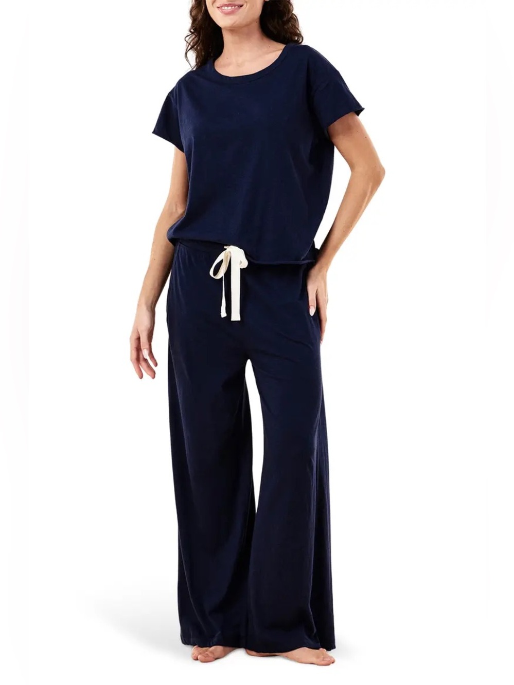 Papinelle NWOT Ada Navy Pajama Set Sz Large